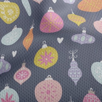 Nordic Style Christmas Decorat Athletic Mesh Flat Back