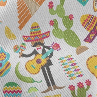 Colorful Mexico Standard Corduroy