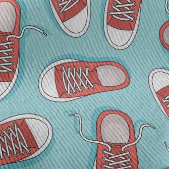 Plain Canvas Sneakers Standard Corduroy