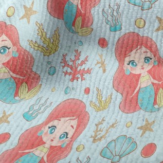 Beautiful Pearl Mermaid Terry