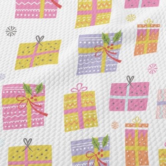 Dot Striped Gift Box Birdseye Piqué