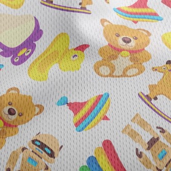 Teddy Bear Trojan Robot Athletic Mesh Flat Back