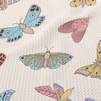 Rare Pattern Butterfly Birdseye Piqué