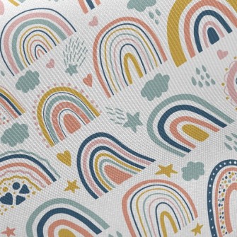 Fairy Tale Cute Rainbow Twill
