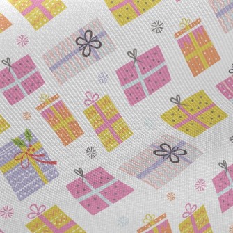 Dot Striped Gift Box Twill