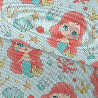 Beautiful Pearl Mermaid Waterproof Oxford