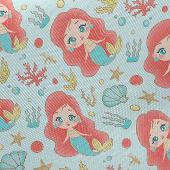 Beautiful Pearl Mermaid Twill