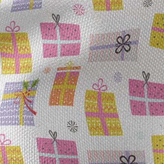 Dot Striped Gift Box Waterproof Canvas