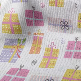 Dot Striped Gift Box Terry