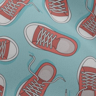 Plain Canvas Sneakers Chiffon