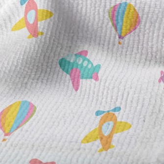 Cartoon Airplane Hot Air Ballo Terry