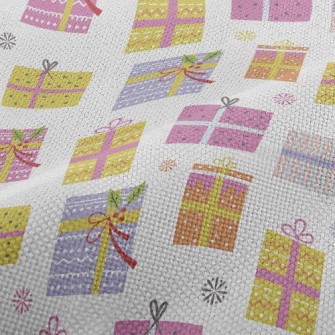 Dot Striped Gift Box Performance Linen