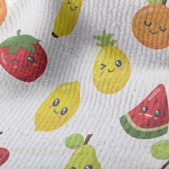 Cute Expression Fruit Family Terry