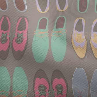 Colorful Contrasting Oxford Sh Dobby
