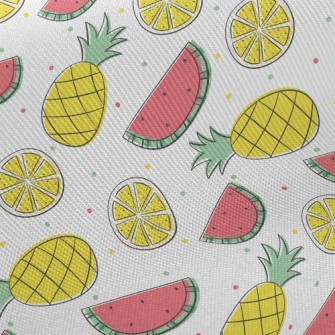Pineapple Diced Watermelon Twill