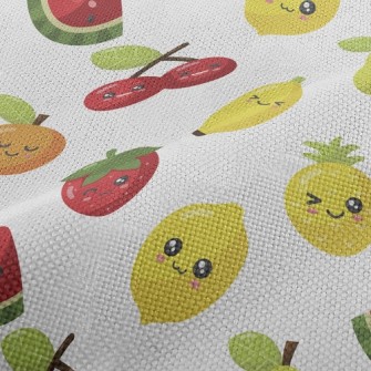 Cute Expression Fruit Family Performance Linen