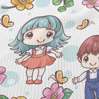 Boys And Girls Go To Enjoy The Birdseye Piqué