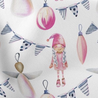 Christmas Little Angel Ornamen Stretch Ponte