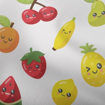 Cute Expression Fruit Family Dobby