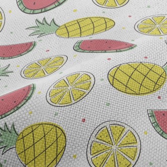 Pineapple Diced Watermelon Performance Linen