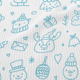 Christmas Classic Characters Birdseye Piqué