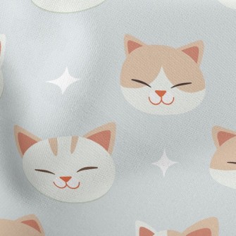 Big-headed Cat With Squinting  Stretch Ponte