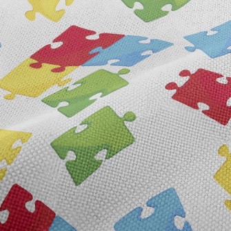 Bright Color Block Puzzle Performance Linen