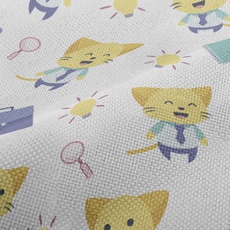 Happy Kitten Office Worker Performance Linen