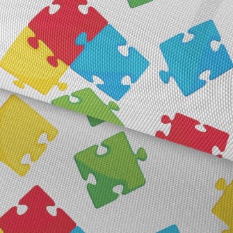 Bright Color Block Puzzle Waterproof Oxford