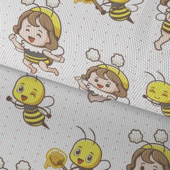 Dress Up Bee Little Girl Waterproof Oxford
