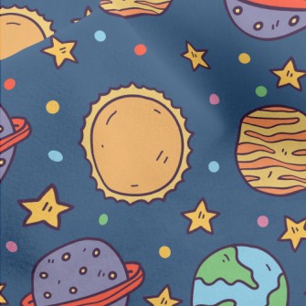 Sun Stars Asteroids Micro Fleece
