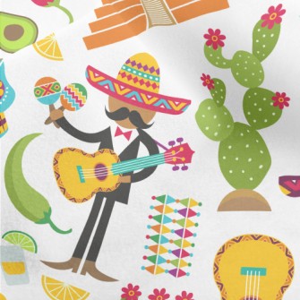 Colorful Mexico Micro Fleece