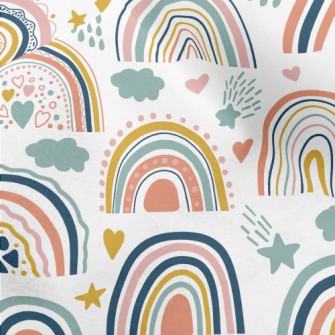Fairy Tale Cute Rainbow Micro Fleece
