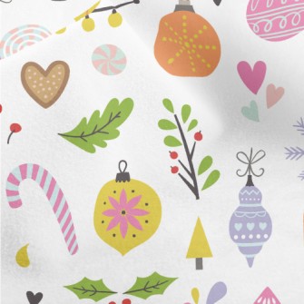 Warm Christmas Tree Charm Micro Fleece