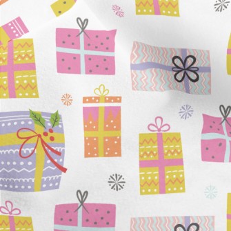 Dot Striped Gift Box Micro Fleece