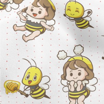 Dress Up Bee Little Girl Micro Fleece
