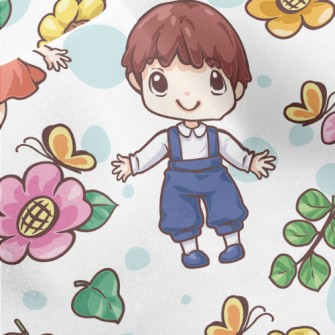 Boys And Girls Go To Enjoy The Micro Fleece