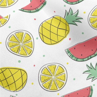 Pineapple Diced Watermelon Micro Fleece