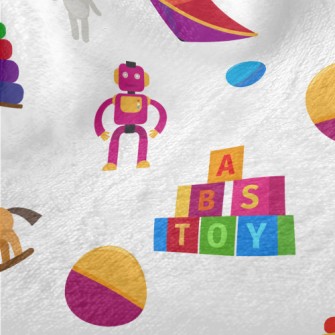 Colorful Playroom Toys Minky