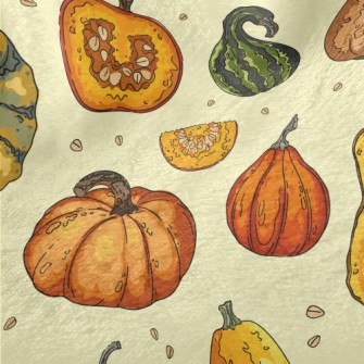 Pumpkin With Various Shapes Minky