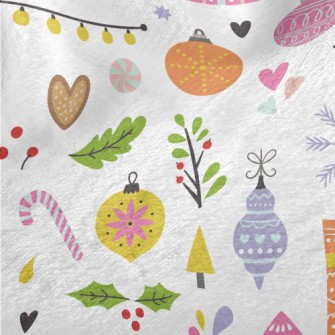 Warm Christmas Tree Charm Minky