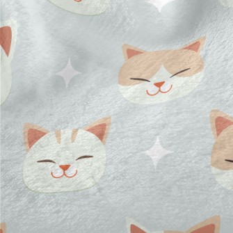 Big-headed Cat With Squinting  Minky