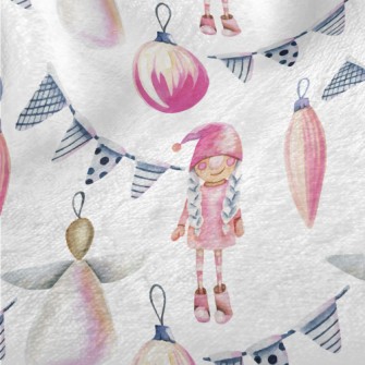 Christmas Little Angel Ornamen Minky