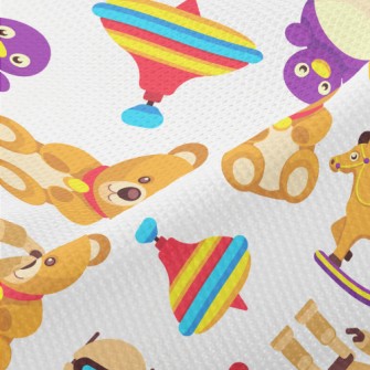 Teddy Bear Trojan Robot Piqué