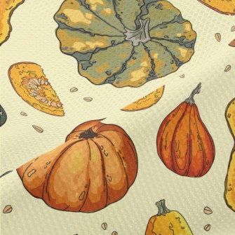 Pumpkin With Various Shapes Piqué