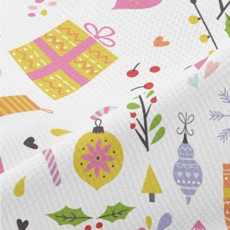 Warm Christmas Tree Charm Piqué