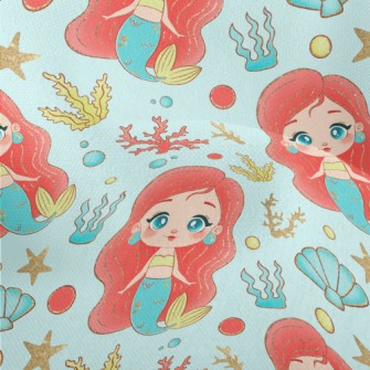 Beautiful Pearl Mermaid Lightweight Performance Linen