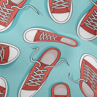 Plain Canvas Sneakers Lightweight Performance Linen