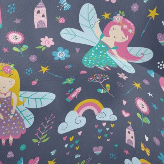 Fairy Tale World Flower Fairy Lightweight Performance Linen