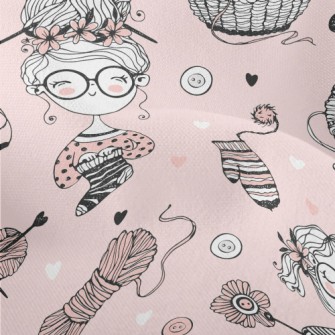 Girl In Glasses Knitting Yarn Lightweight Performance Linen